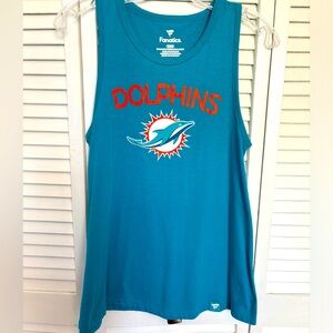 Miami Dolphins ladies swing tank